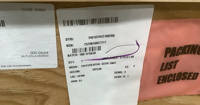 Gear Unit 10686260-011 NSN 2520-01-603-7217 - photo 5