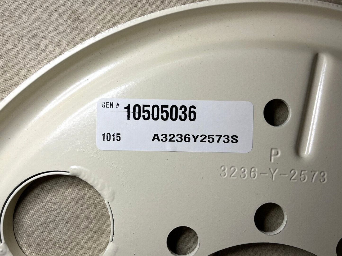 LAV-25 AN/MLQ-36 E09477M BRAKE BACKING PLATE LEFT SIDE 10505036 2530-01-164-3286