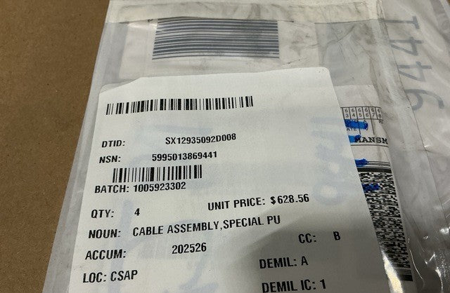 Cable Assembly M-113A1 NSN 5995-01-386-9441 - photo 7