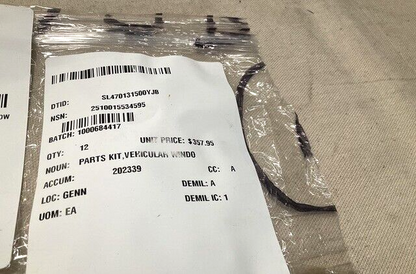 621B SCRAPER COLE MOTORSPORTS 40-103S VEHICULAR WINDOW PART KIT 2510-01-553-4595