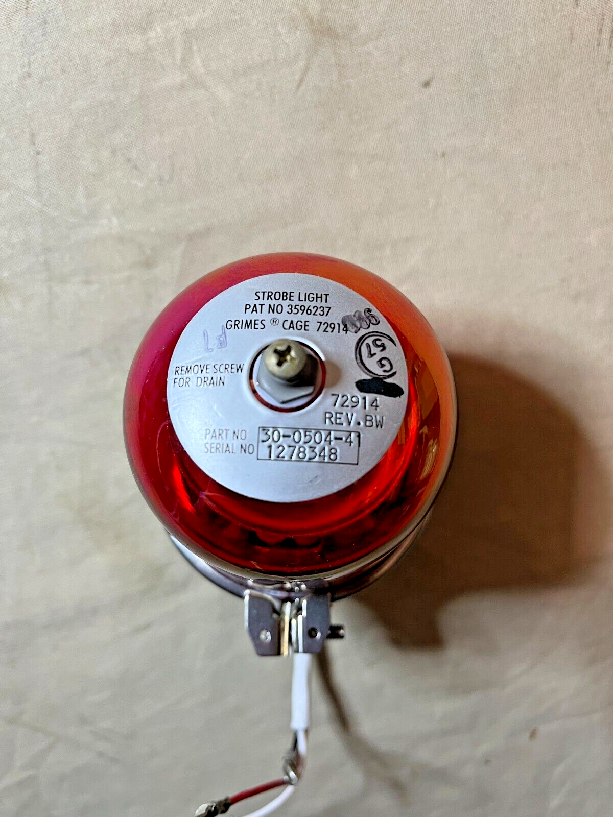 369D24141-9 ANTICOLLISION STROBE LIGHT ASSEMBLY 3596237 1560-01-582-4926