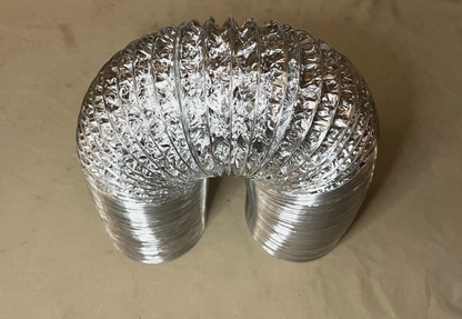 25FT EASY-STORE COMPRESSIBLE ACCORDION STYLE ALUMINUM AIR DUCT TUBING 4720DSHO