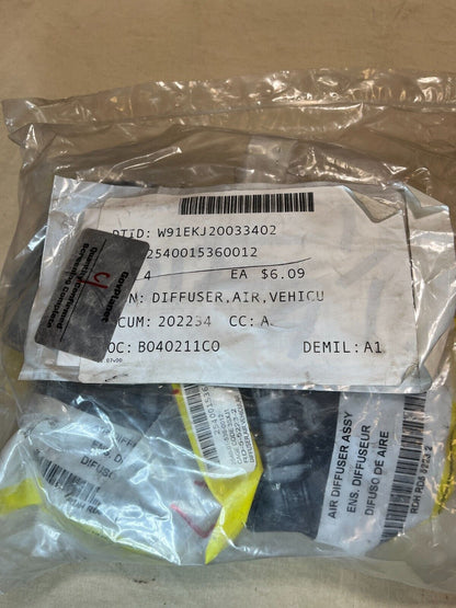 FMTV MRAP BUFFALO MK2A2 M998 MK48 AIR VENT DIFFUSER RD552232 2540-01-536-0012