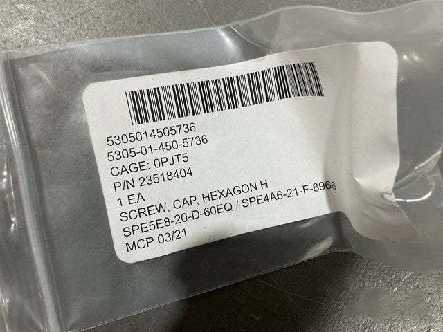 Head Cap Screw 23518404 NSN 5305-01-450-5736 - photo 3