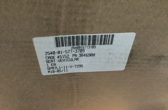 OSHKOSH 3846908 VEHICULAR SEAT HRD MTG CL, GRN, BLAST FLD FOR MRAP M-ATV VEHICLE