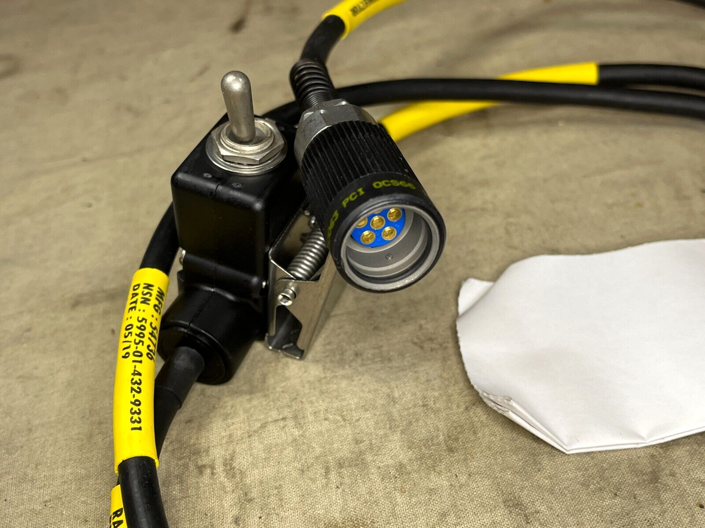 NEW NEXUS A3210695 U-94A/U PTT RADIO INTERFACE CABLE ASSEMBLY 5995-01-432-9331