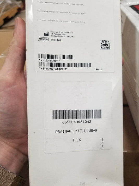 Codman 82-1706 Lumbar External Drainage Cath. 46mm (x)