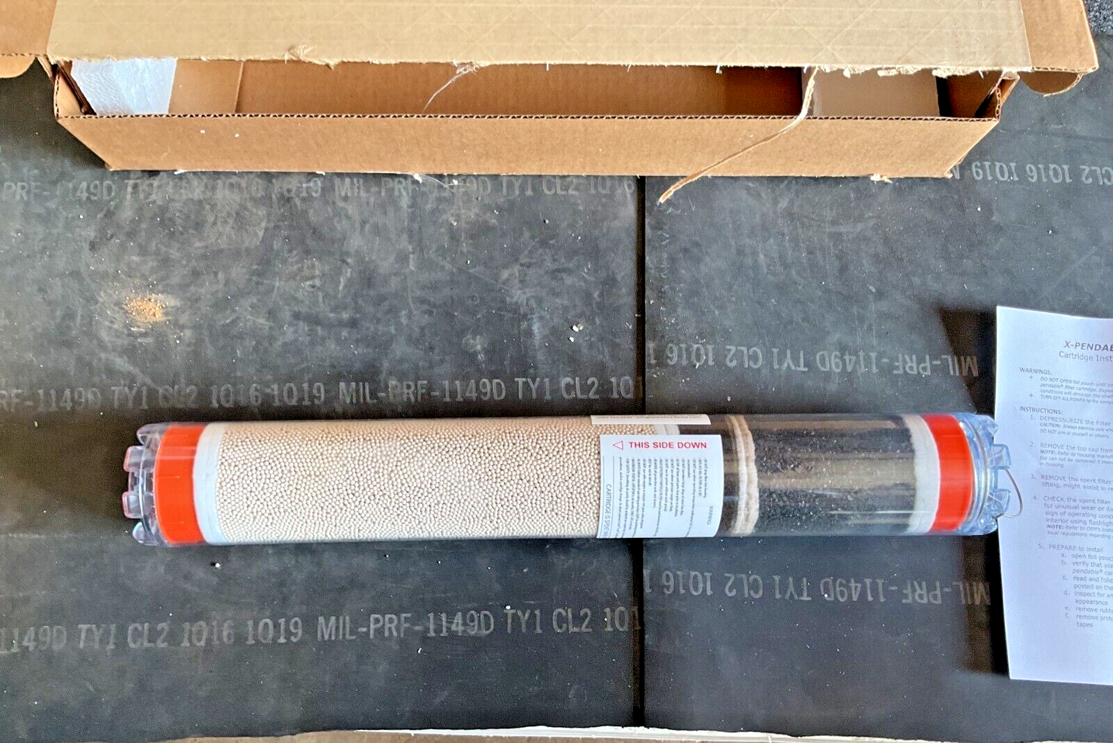 LAWRENCE FACTOR X53248 FLUID FILTER ELEMENT CARTRIDGE 7245941 4330-01-458-6214