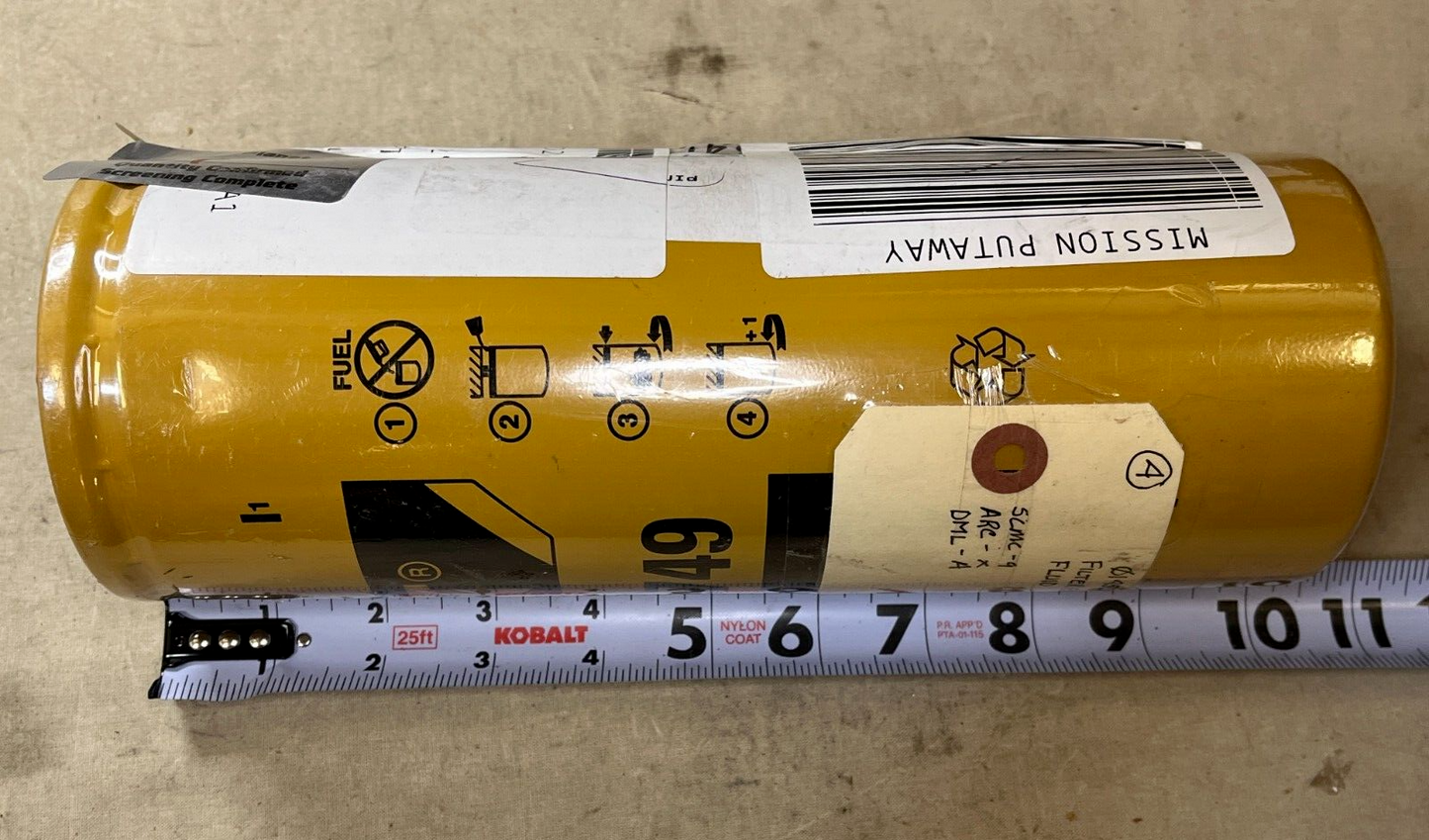 GENUINE CAT 1R-0749 RH INSIDE FLUID FUEL FILTER ELEMENT 3TM257 2940-01-455-4730