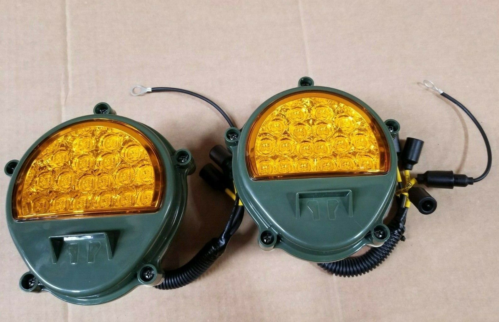 NEW LED HMMWV TURN SIGNAL LIGHT AMBER SET M998 HUMVEE M35 5 Ton 2.5 To ...