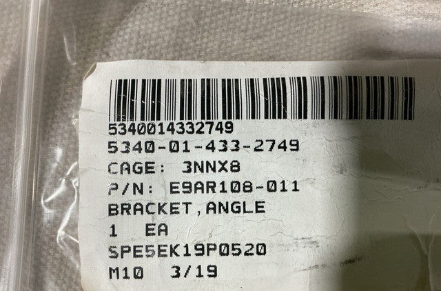 Angle Bracket E9AR108-011 NSN 5340-01-433-2749 - photo 6