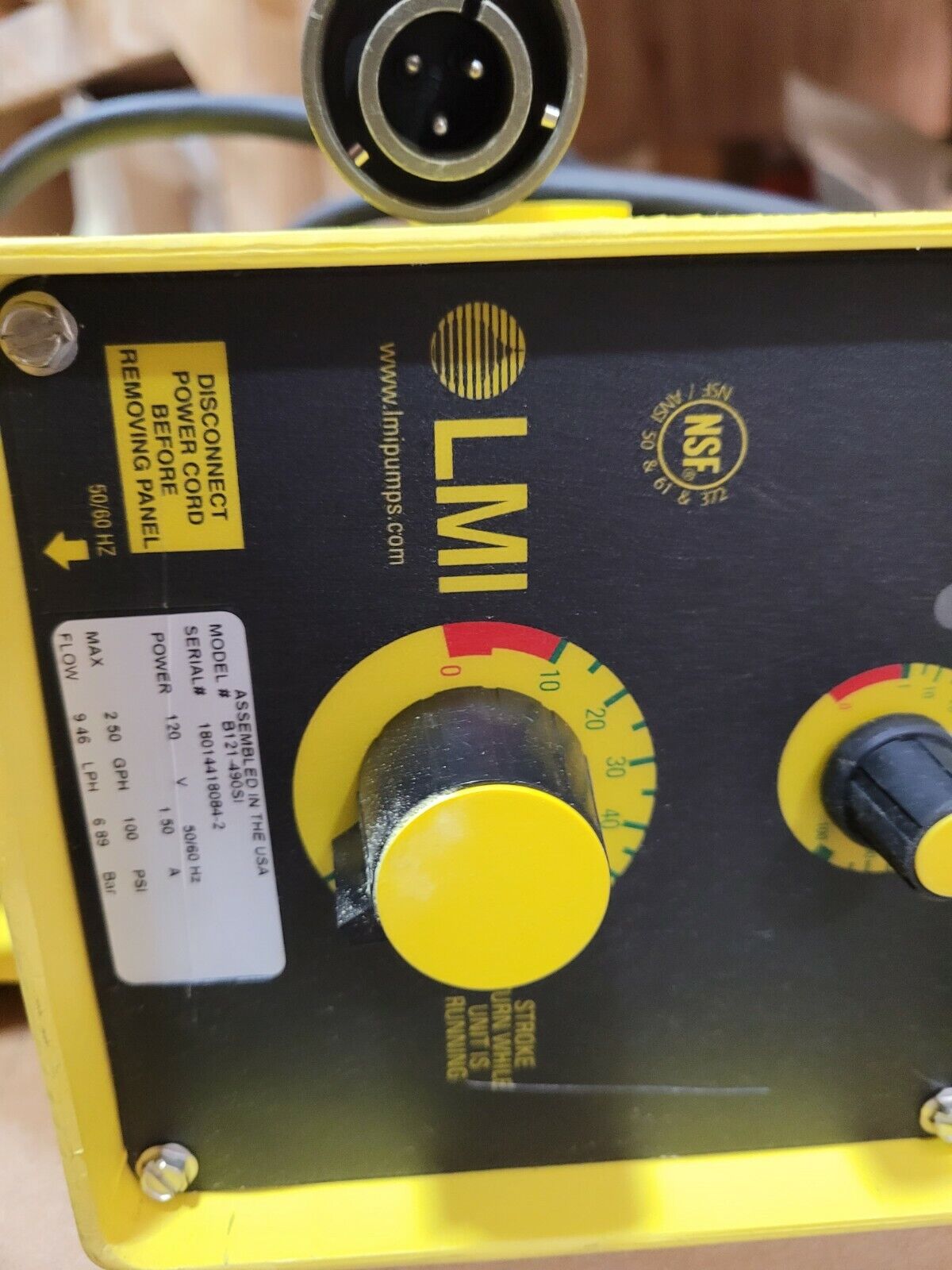 LMI LIQUID METRONICS B121-490SI / B121490SI  PUMP