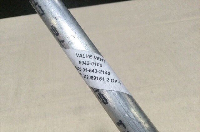 M970 REFUELER SEMITRAILER TANK VENT VALVE PUSH 3.5 9942-0100 4820-01-543-2145