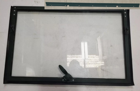 M35A2 Dodge M37 M43 INNER COMPLETE WINDSHIELD FRAME FOR 2.5 AND 5 TON W/ HINGE