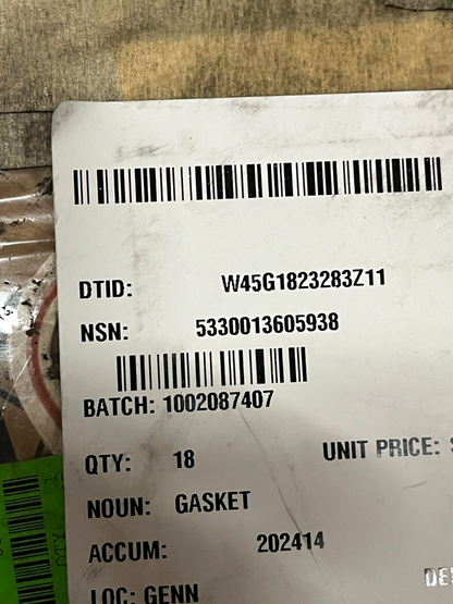 MRAP FMTV LMTV CAT CATERPILLAR 7E-9817 GASKET 179-9360 5330-01-360-5938