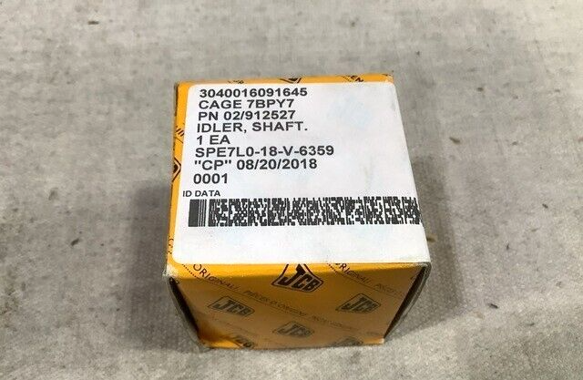 WHEELED TRACTOR JCB 4060100 SHAFT IDLER 02/912527 3040-01-609-1645 NOS