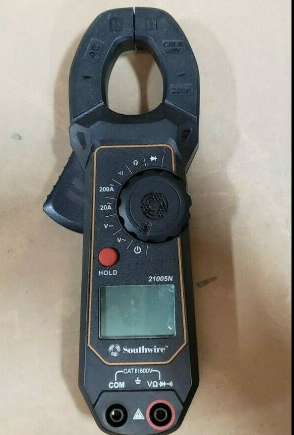 Southwire 21005N Tools Cat Digital Clamp Multimeter 600V