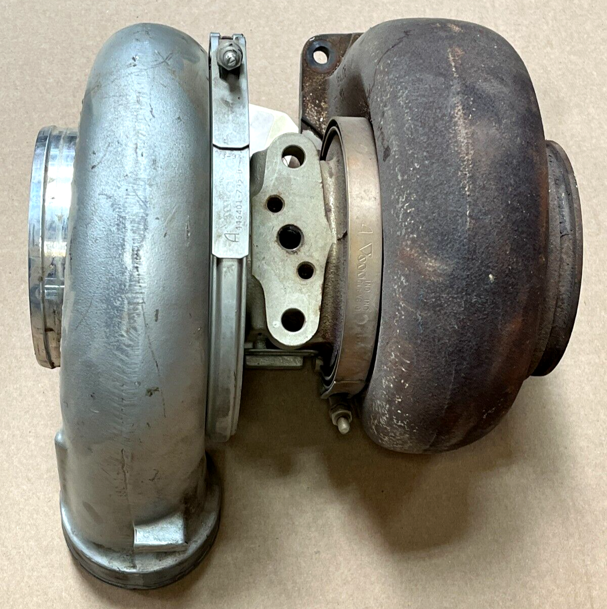 GENUINE OEM GARRETT TV7301 466176-1 DETROIT DIESEL 6V92TAB TURBOCHARGER 08924252