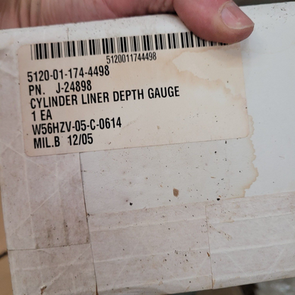 DETROIT DIESEL 92 ENGINES CYLINDER LINER DEPTH GAUGE J-24898 5210-01-174-4498