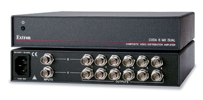 NEW EXTRON CVDA 6 MX DUAL COMPOSITE VIDEO DISTRIBUTION AMPLIFIER