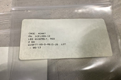Red Led Emitting Diode SCP1359-12 NSN 5980-01-615-2372 - photo 3