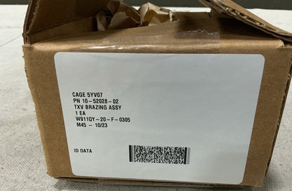Txv Brazing Expansion Valve Assembly 10-52028-02 NSN 4820-01-610-6485 - photo 6