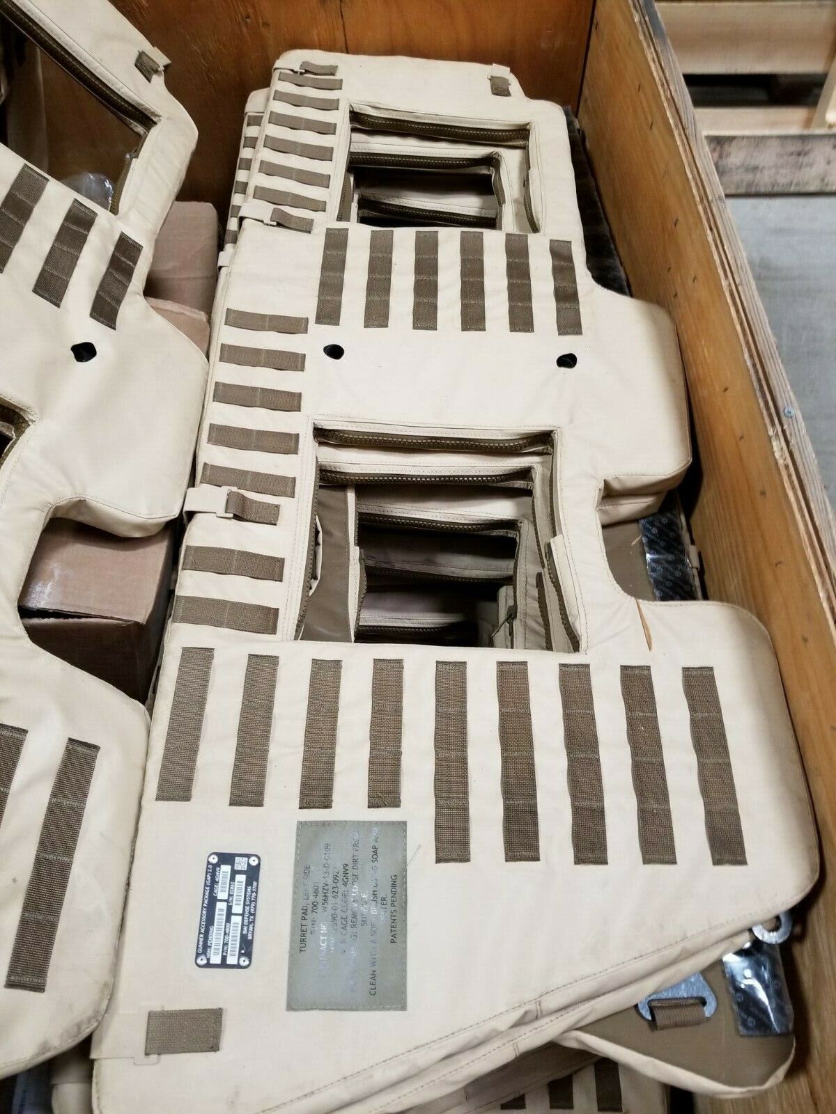 HMMWV Humvee M998 MRAP Turret Pad SET LH AND RH OGPK Turret Pad 2590-01-623-0924