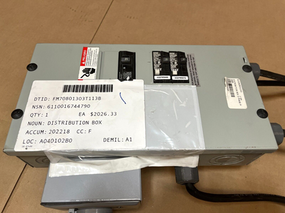 POWER DISTRIBUTION BOX: Alaska Structures AK1626-EL-DB