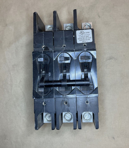 AIRPAX 209-3-25194-3 CIRCUIT BREAKER 100A 240V 13229E6309 5925-01-425-8689 NOS