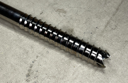 SINGLE ICE SCREW 19CM ANCHOR BLACK DIAMOND EXPRESS ICE SCREW CARABINER TYPE X