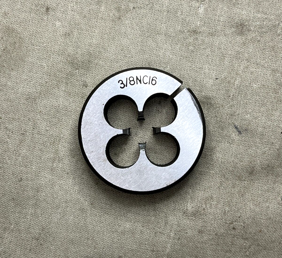 THREADING TOOL 3/8"X 16 NC SPLIT DIE THREAD CUTTER TUNGSTEN STEEL 3/8NC16