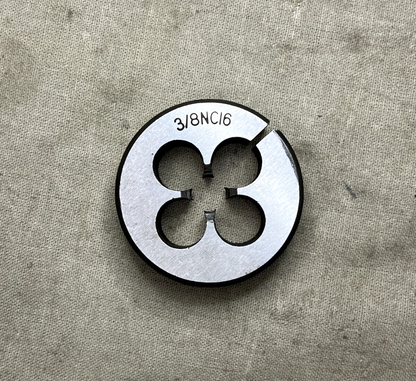 THREADING TOOL 3/8"X 16 NC SPLIT DIE THREAD CUTTER TUNGSTEN STEEL 3/8NC16