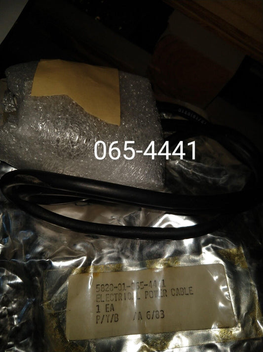 MILITARY ELECTRICAL POWER CABLE ASSEMBLY 755002A1250 3 FT NSN 6150-01-065-4441
