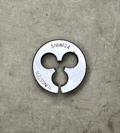 THREADING TOOL 5/16" X 24 NF SPLIT DIE THREAD CUTTER TUNGSTEN STEEL 5/16NF24