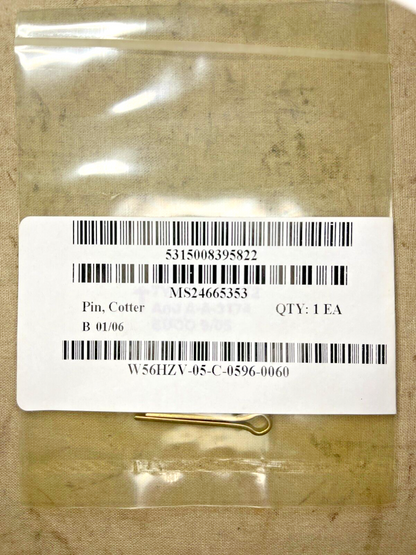 10ea MRAP MAXXPRO DASH, AMPV MS24665-353 1/8" 1" PIN L6451-32 5315-00-839-5822