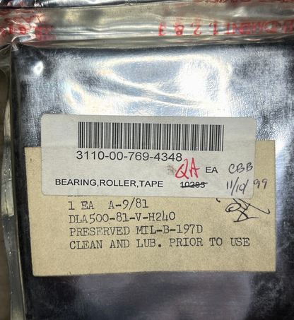 TIMKEN 28680/28622 TAPERED ROLLER BEARING 37107-37108 3110-00-769-4348