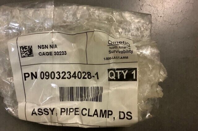 NEW MRAP-MATV PIPE CLAMP ASSEMBLY 0903234028-1 0903234028 5340-01-586-0797