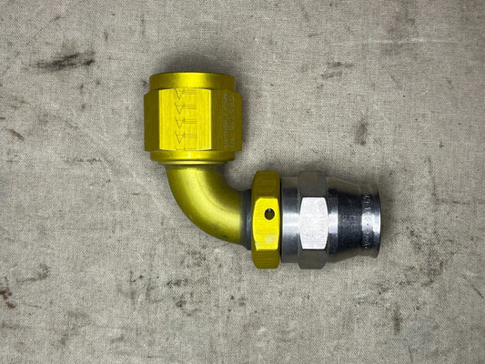 TUBE TO HOSE ELBOW FITTING CONNECTOR MILF27272 MS27388-10C 4730-00-933-0716