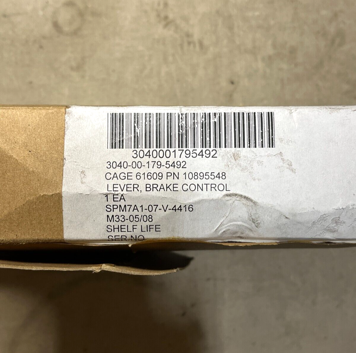 M992 FAASV RELLI TECHNOLOGY 10895548 REMOTE CONTROL LEVER 3040-00-179-5492