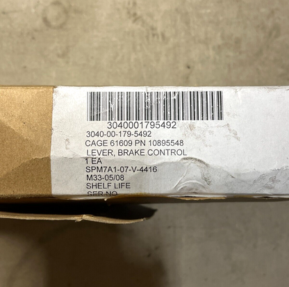 M992 FAASV RELLI TECHNOLOGY 10895548 REMOTE CONTROL LEVER 3040-00-179-5492