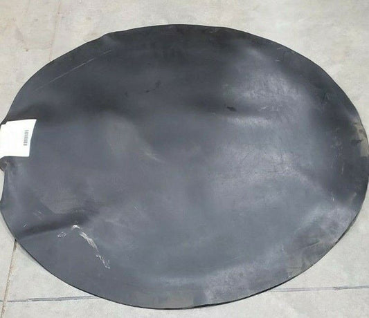 4' foot Diameter Black Circle Cushioned floor standing mat