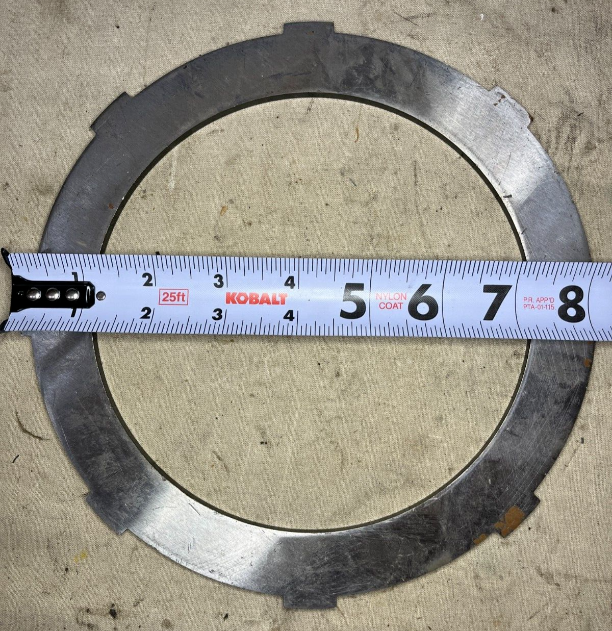 ALLISON STEEL CLUTCH PLATE 6770916 352707-500 2520-00-483-0812 NOS