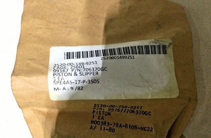 ASSAULT AMPHIBIOUS VEHICLE 706370GC PISTON & SLIPPER COMPONENT 2520-00-149-9251