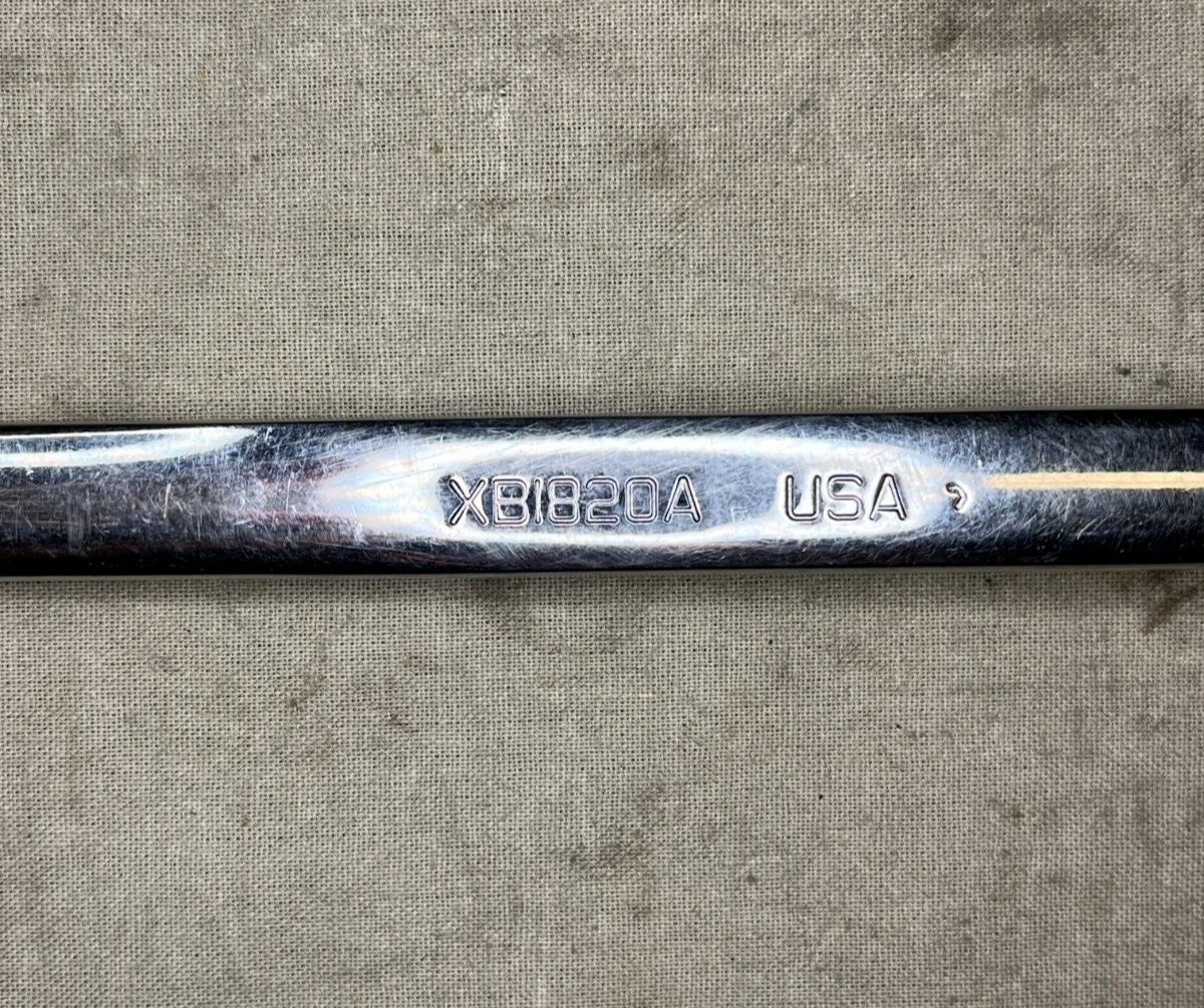 SNAP ON TOOLS XB1820A 9/16" X 5/8" BOX END WRENCH AS954 5120-01-349-1386 NOS