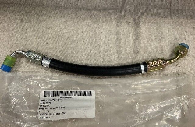 MILITARY MRAP M-ATV 3824847 ROUND NONMETALLIC HOSE ASSEMBLY 13" 4720-01-576-4545