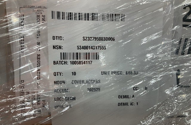 Access Cover F518-10 NSN 5340-01-431-7555 - photo 5