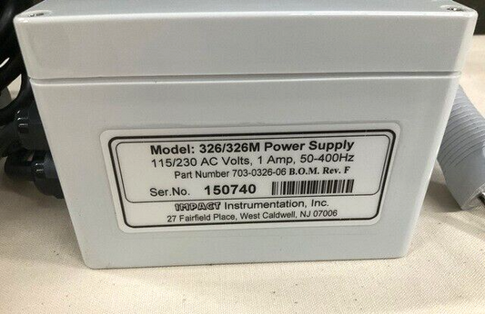 IMPACT 326/326M PORTABLE ASPIRATORS POWER SUPPLY 703-0326-06 6515-01-504-3306