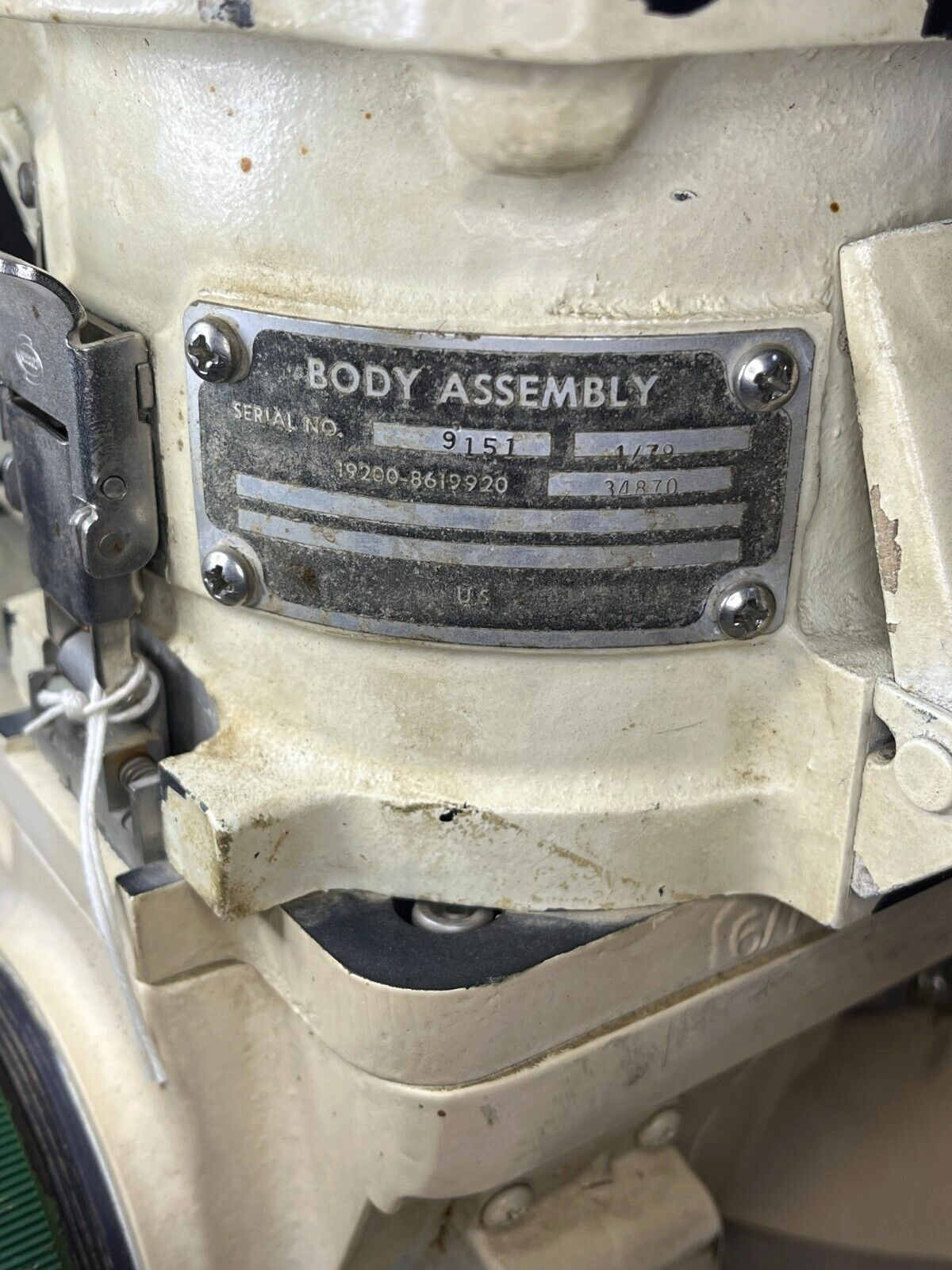 MILITARY M36E1 M60A3 TANK 11727460 ARMORED VEHICLE PERISCOPE 1240-00-348-8441