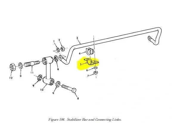 MILITARY HMMWV 1 1/4-TON TRUCK RETAINING STRAP 12338319 5340-01-190-0810