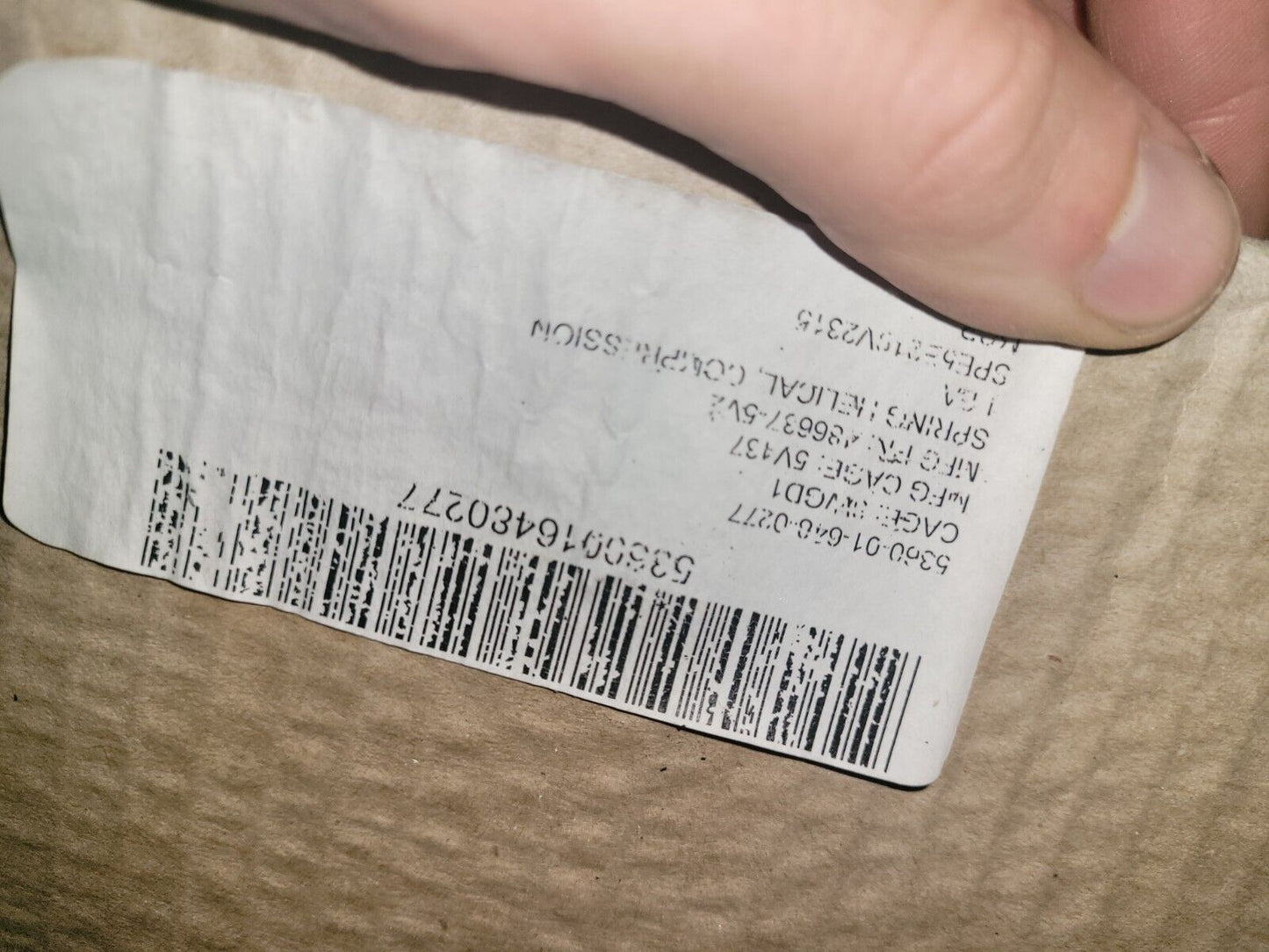 M1151A1 HEAVY DUTY SPRING HELICAL COMPRESSION 5360-01-648-0277 HMMWV 12529128